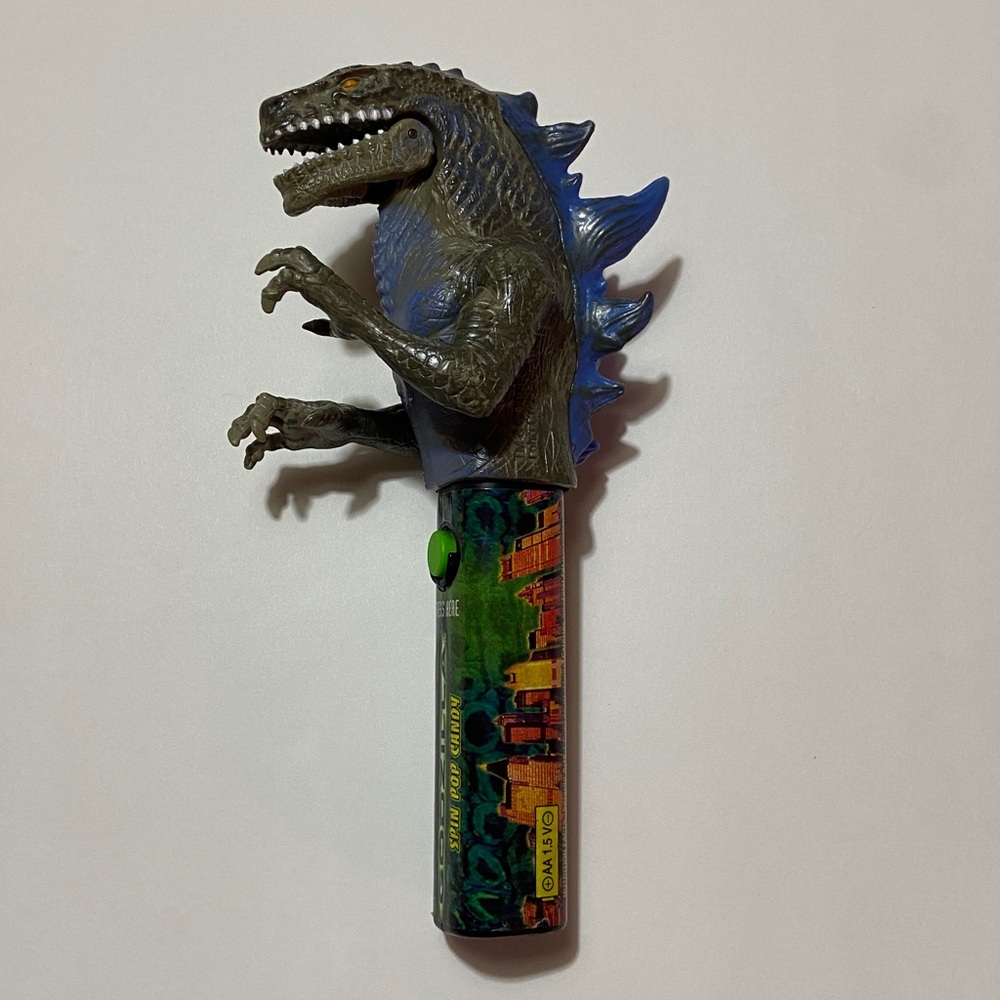 1998 Godzilla Movie Spin Pop Candy Holder